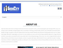 Tablet Screenshot of geek-city.com